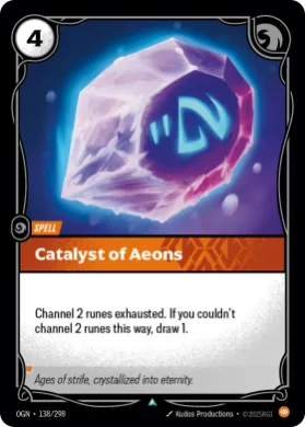 Catalyst of Aeons ( OGN-138/298) Origins Main Set