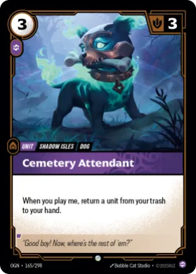 Cemetery Attendant ( OGN-165/298) Origins Main Set