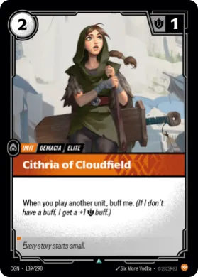 Cithria of Cloudfield ( OGN-139/298) Origins Main Set