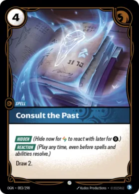 Consult the Past ( OGN-083/298) Origins Main Set