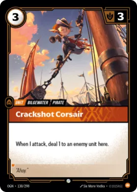 Crackshot Corsair ( OGN-130/298) Origins Main Set