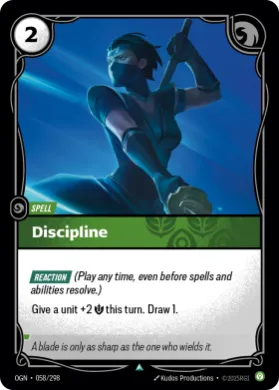 Discipline ( OGN-058/298) Origins Main Set