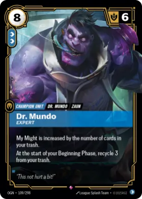 Dr. Mundo, Expert ( OGN-109/298) Origins Main Set