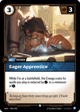 Eager Apprentice ( OGN-084/298) Origins Main Set