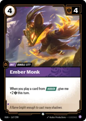 Ember Monk ( OGN-167/298) Origins Main Set