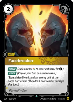 Facebreaker ( OGN-220/298) Origins Main Set