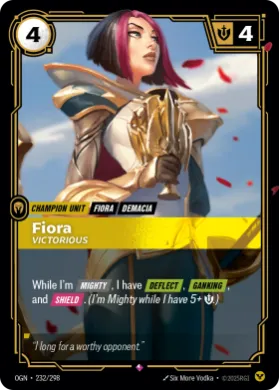 Fiora, Victorious ( OGN-232/298) Origins Main Set