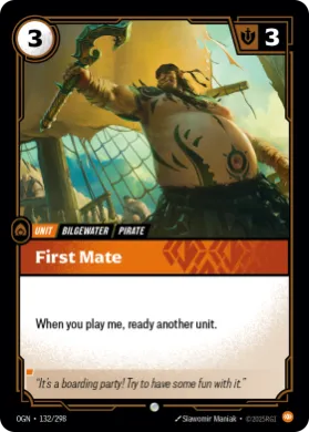 First Mate ( OGN-132/298) Origins Main Set