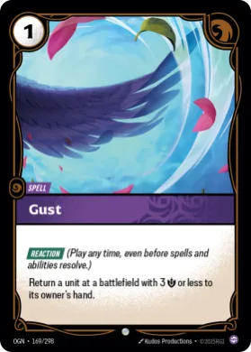 Gust ( OGN-169/298) Origins Main Set