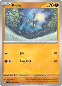 Riolu (SVI 112) Scarlet & Violet