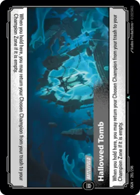 Hallowed Tomb ( OGN-281/298) Origins Main Set