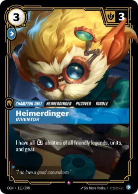 Heimerdinger, Inventor ( OGN-111/298) Origins Main Set