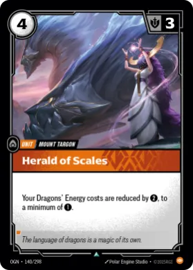 Herald of Scales ( OGN-140/298) Origins Main Set