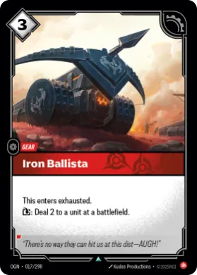 Iron Ballista ( OGN-017/298) Origins Main Set