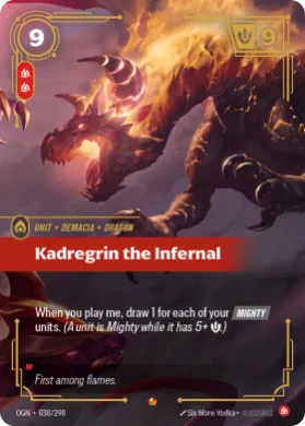 Kadregrin the Infernal ( OGN-038/298) Origins Main Set