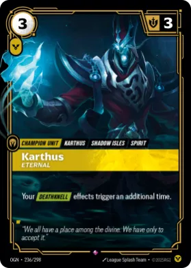 Karthus, Eternal ( OGN-236/298) Origins Main Set