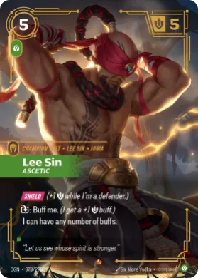 Lee Sin, Ascetic ( OGN-078/298) Origins Main Set