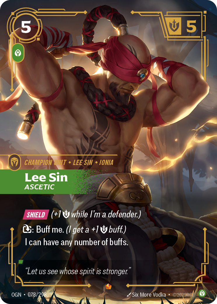 Lee Sin, Ascetic – V.1 - Epic