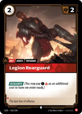 Legion Rearguard ( OGN-010/298) Origins Main Set