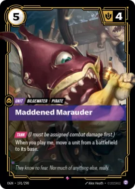 Maddened Marauder ( OGN-191/298) Origins Main Set