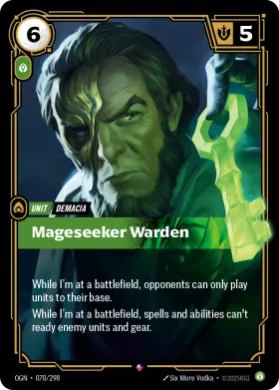 Mageseeker Warden ( OGN-070/298) Origins Main Set