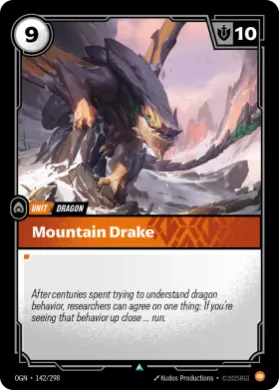 Mountain Drake ( OGN-142/298) Origins Main Set