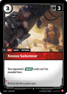 Noxus Saboteur ( OGN-018/298) Origins Main Set