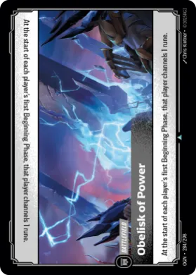 Obelisk of Power ( OGN-284/298) Origins Main Set