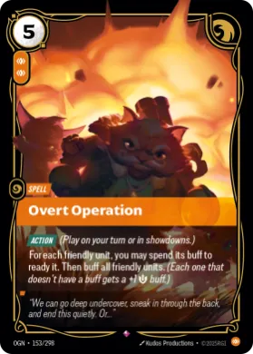 Overt Operation ( OGN-153/298) Origins Main Set