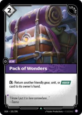Pack of Wonders ( OGN-181/298) Origins Main Set