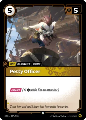 Petty Officer ( OGN-215/298) Origins Main Set