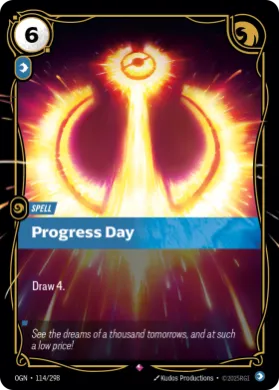 Progress Day ( OGN-114/298) Origins Main Set