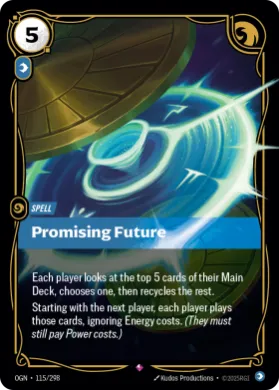 Promising Future ( OGN-115/298) Origins Main Set