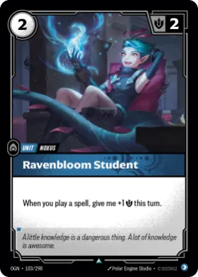 Ravenbloom Student ( OGN-103/298) Origins Main Set