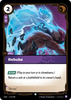 Rebuke ( OGN-172/298) Origins Main Set