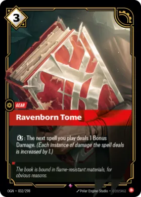Ravenborn Tome ( OGN-032/298) Origins Main Set