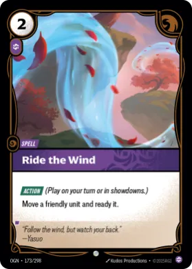 Ride the Wind ( OGN-173/298) Origins Main Set