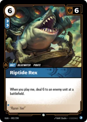 Riptide Rex ( OGN-092/298) Origins Main Set
