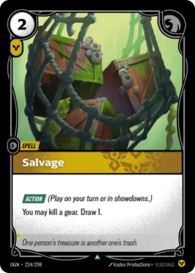 Salvage ( OGN-224/298) Origins Main Set