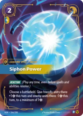 Siphon Power ( OGN-266/298) Origins Main Set