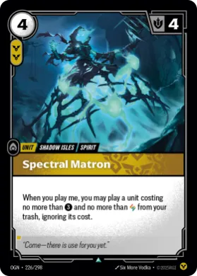 Spectral Matron ( OGN-226/298) Origins Main Set