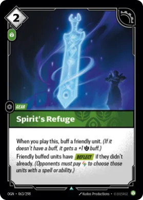 Spirit's Refuge ( OGN-063/298) Origins Main Set