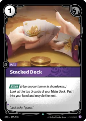 Stacked Deck ( OGN-183/298) Origins Main Set