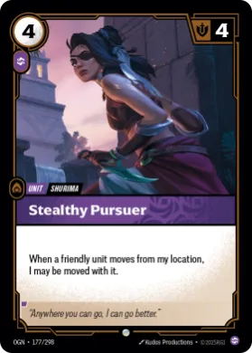 Stealthy Pursuer ( OGN-177/298) Origins Main Set