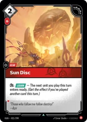 Sun Disc ( OGN-021/298) Origins Main Set