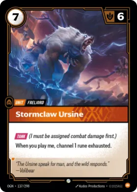 Stormclaw Ursine ( OGN-137/298) Origins Main Set