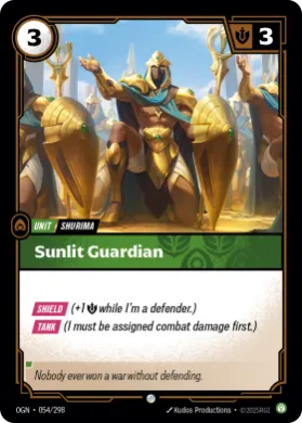 Sunlit Guardian ( OGN-054/298) Origins Main Set