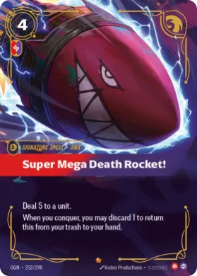 Super Mega Death Rocket! ( OGN-252/298) Origins Main Set