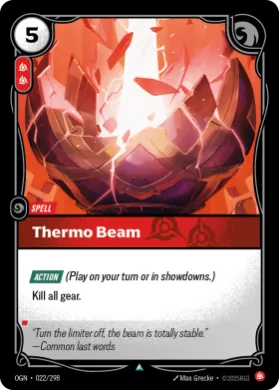 Thermo Beam ( OGN-022/298) Origins Main Set