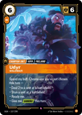 Udyr, Wildman ( OGN-157/298) Origins Main Set